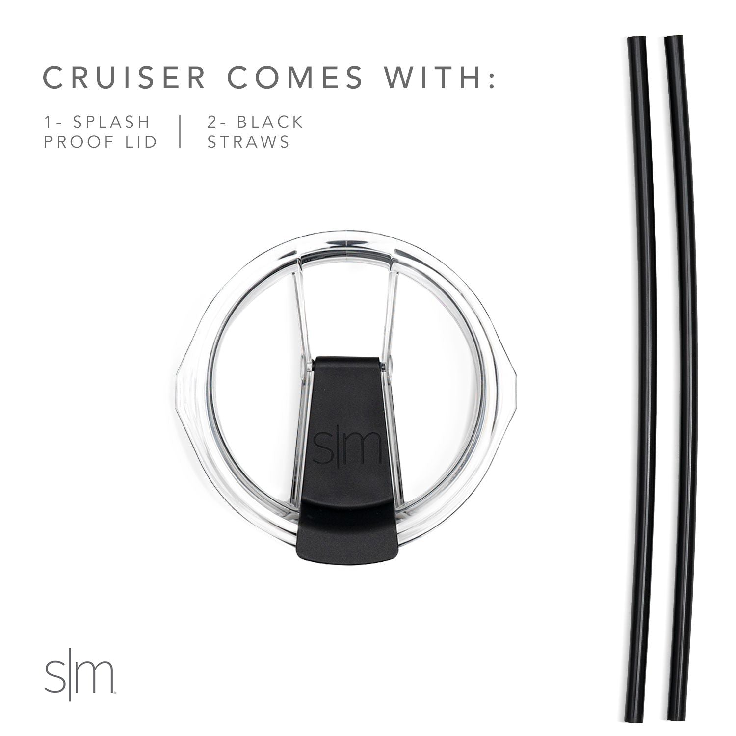 Collegiate Cruiser Tumbler with Flip Lid and Straw D3