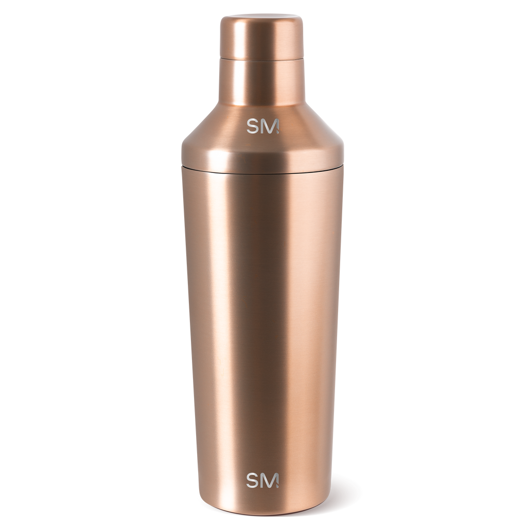 Classic Cocktail Shaker with Jigger Lid H8