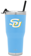 Collegiate Cruiser Tumbler with Flip Lid and Straw V6