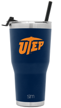 Collegiate Cruiser Tumbler with Flip Lid and Straw R9