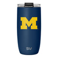 Collegiate Voyager Tumbler with Clear Flip Lid & Straw Q6