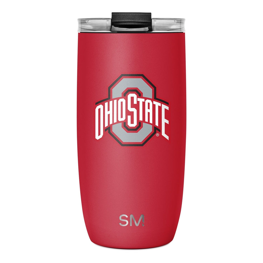 Collegiate Voyager Tumbler with Clear Flip Lid & Straw E6