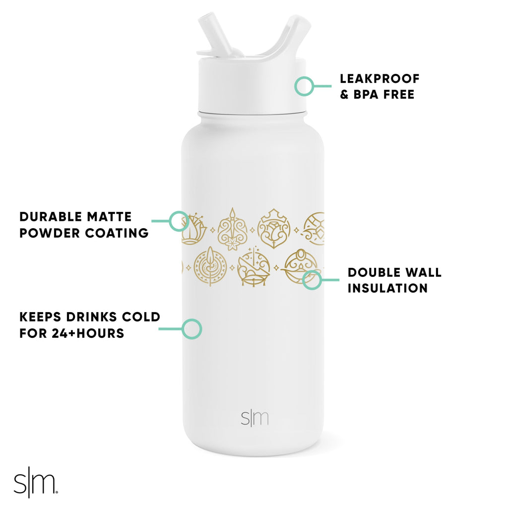 Disney Summit Water Bottle with Straw Lid D9