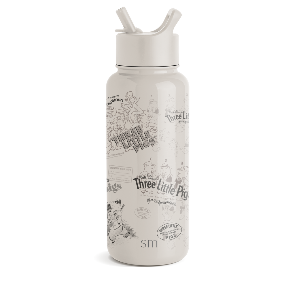 Disney Summit Water Bottle with Straw Lid A5