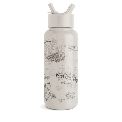 Disney Summit Water Bottle with Straw Lid A5