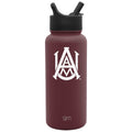 Collegiate Summit Water Bottle with Straw Lid W7