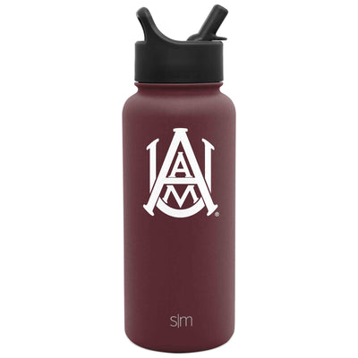 Collegiate Summit Water Bottle with Straw Lid W7